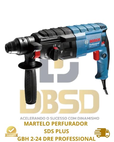 imagem de MARTELO PERFURADOR SDS PLUS GBH 2-24 D PROFESSIONAL