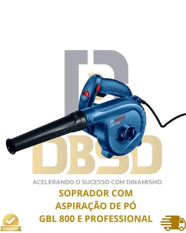 imagem de SOPRADOR COM ASPIRAÇÃO DE PÓ GBL 800 E PROFESSIONAL