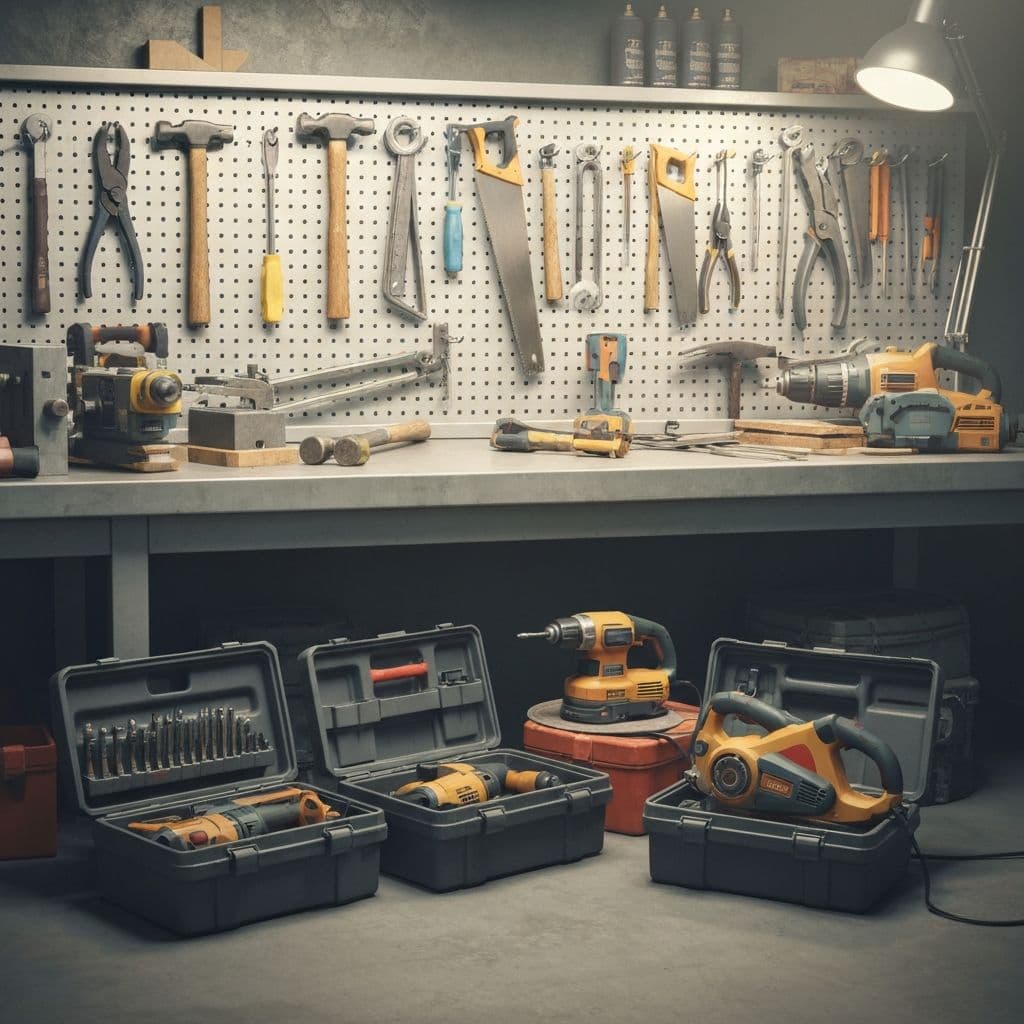 Espaço de trabalho DBSD com ferramentas