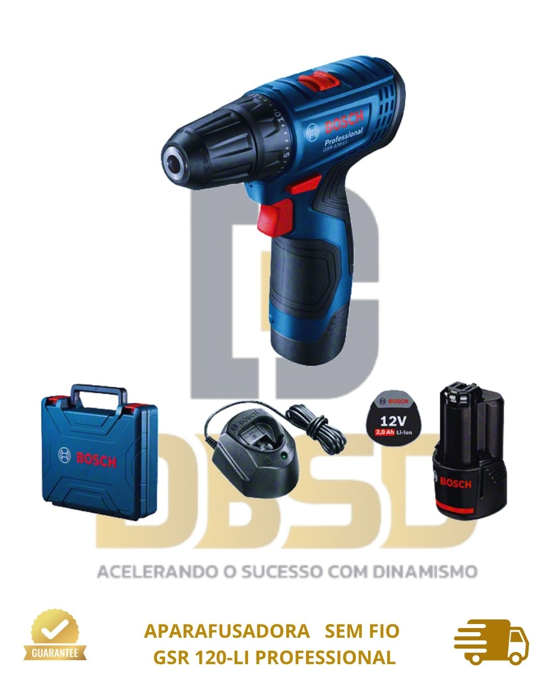 imagem de APARAFUSADORA SEM FIO GSR 120-LI PROFESSIONAL