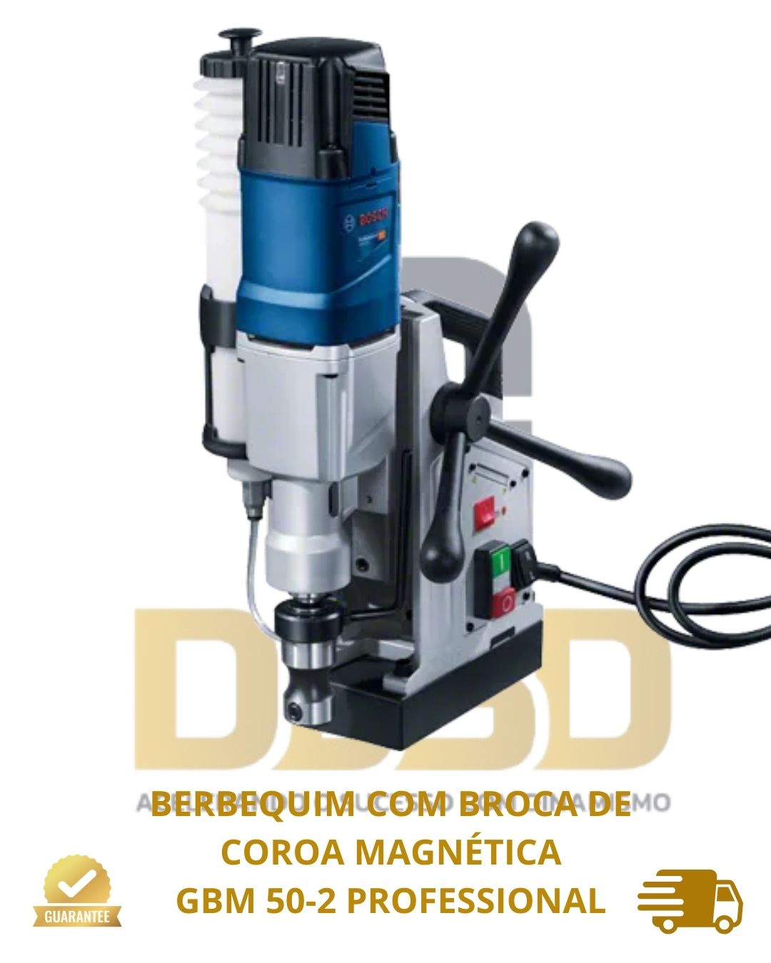 imagem de BERBEQUIM COM BROCA DE COROA MAGNÉTICA GBM 50-2 PROFESSIONAL