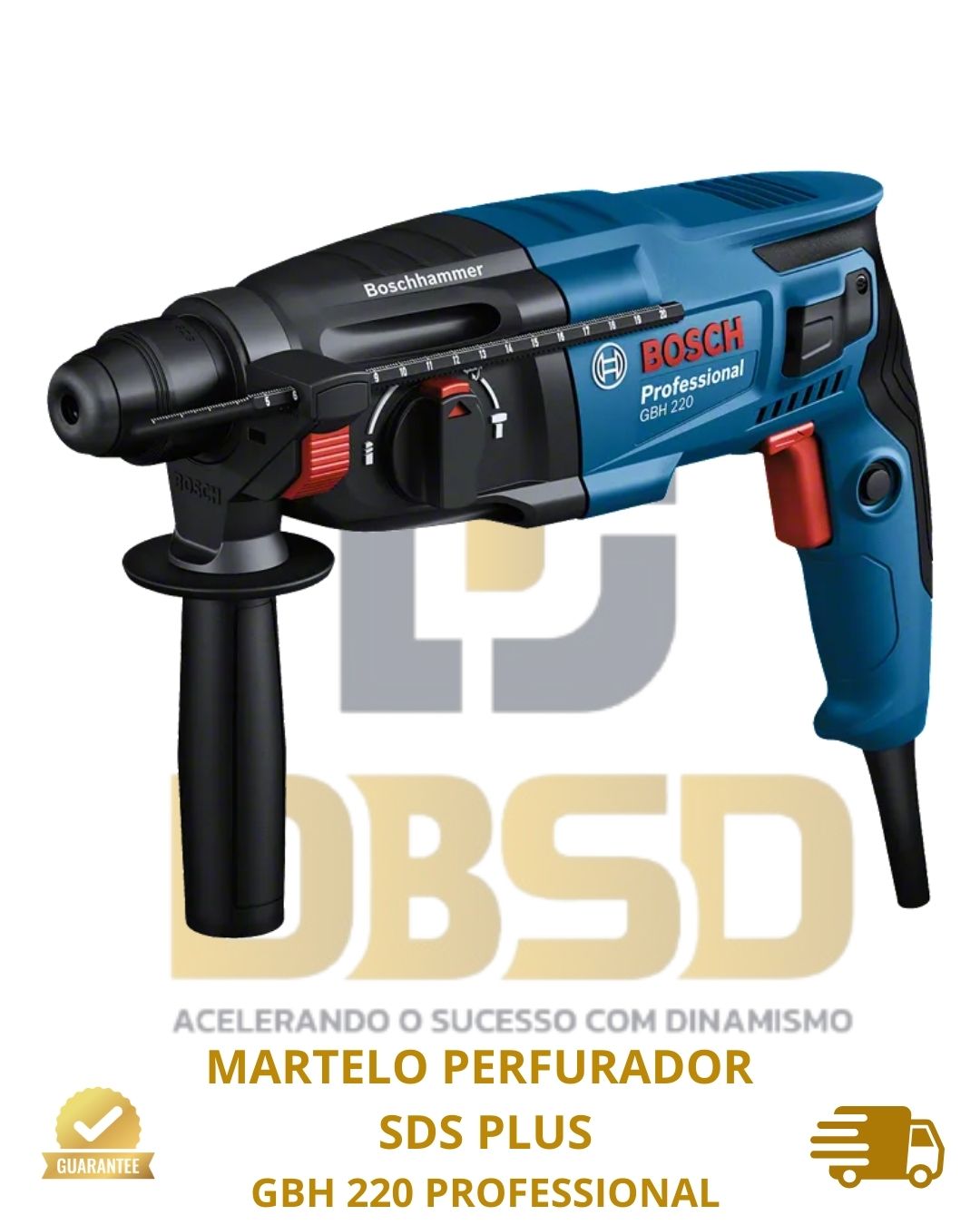 imagem de MARTELO PERFURADOR SDS PLUS GBH 220 PROFESSIONAL