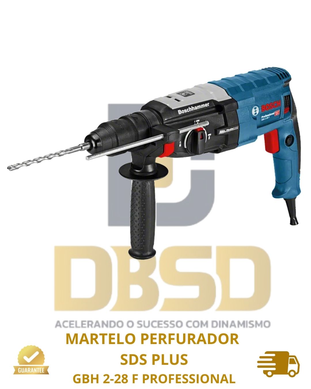 imagem de MARTELO PERFURADOR SDS PLUS GBH 3-28 D PROFESSIONAL