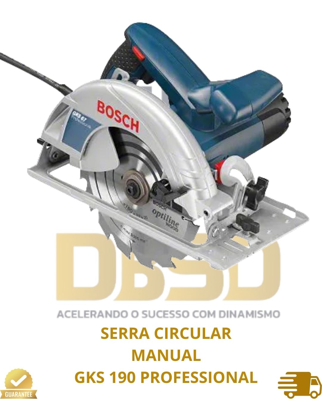 imagem de SERRA CIRCULAR MANUAL GKS 190 PROFESSIONAL