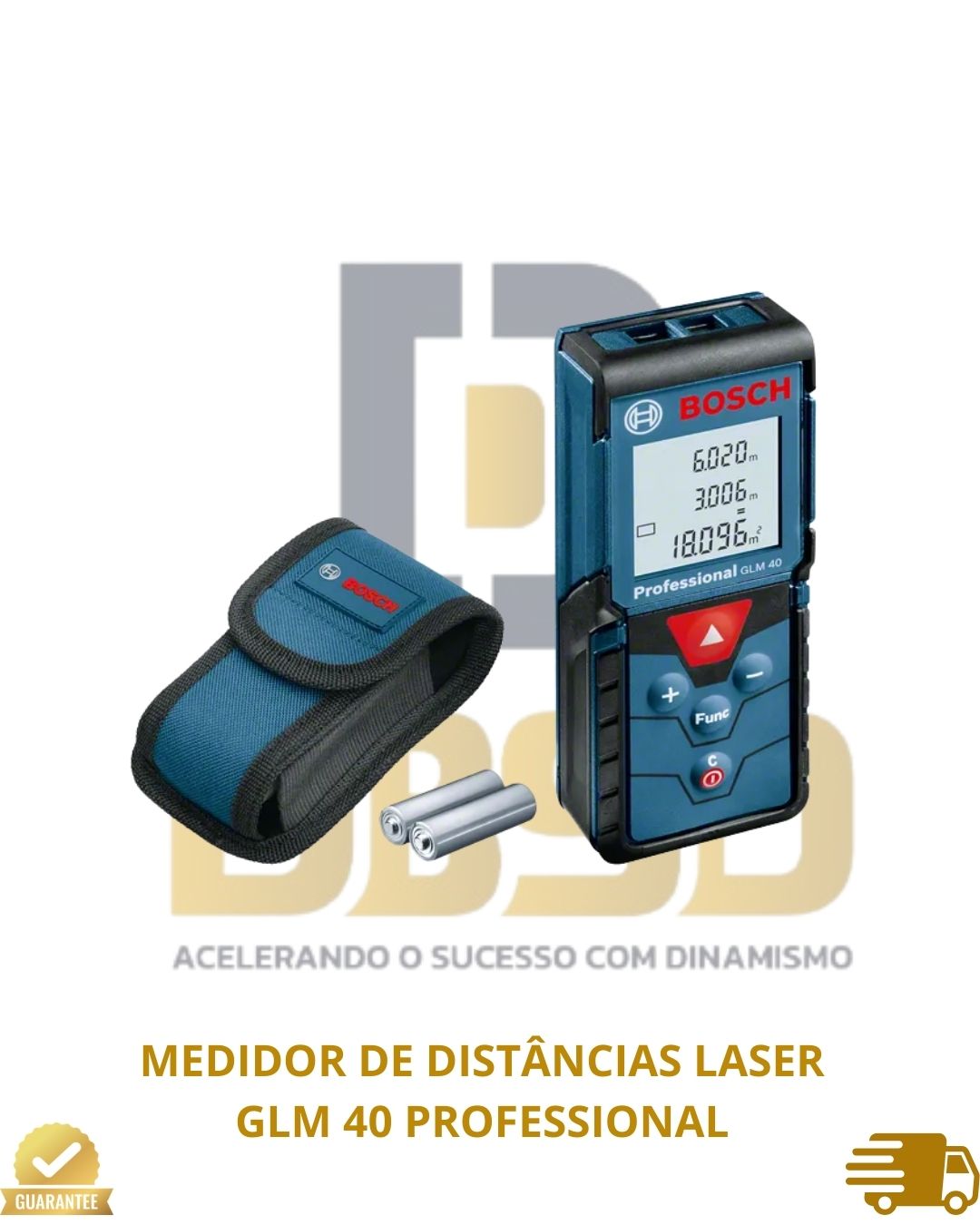 imagem de MEDIDOR DE DISTÂNCIAS LASER GLM 40 PROFESSIONAL